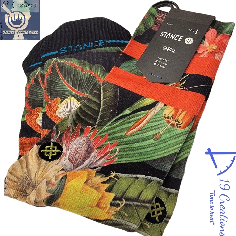 (NWT) Stance socks Casual Crew height- Large - Picture 3 of 5
